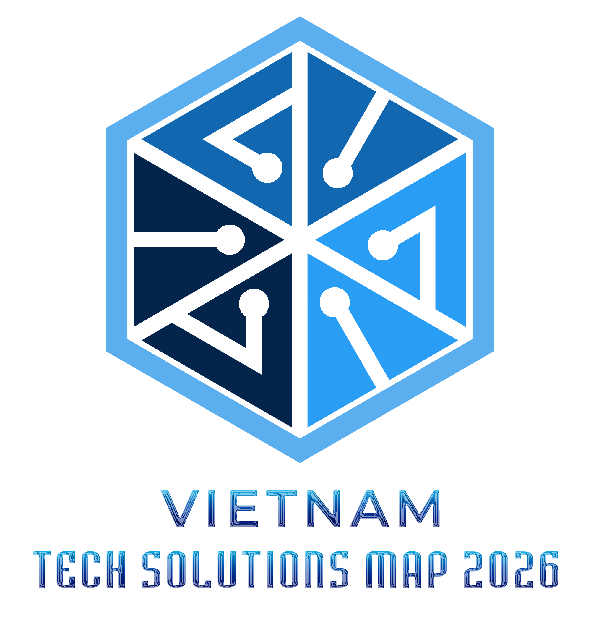 Logo Vietnam Tech Solutions Xanh 2026